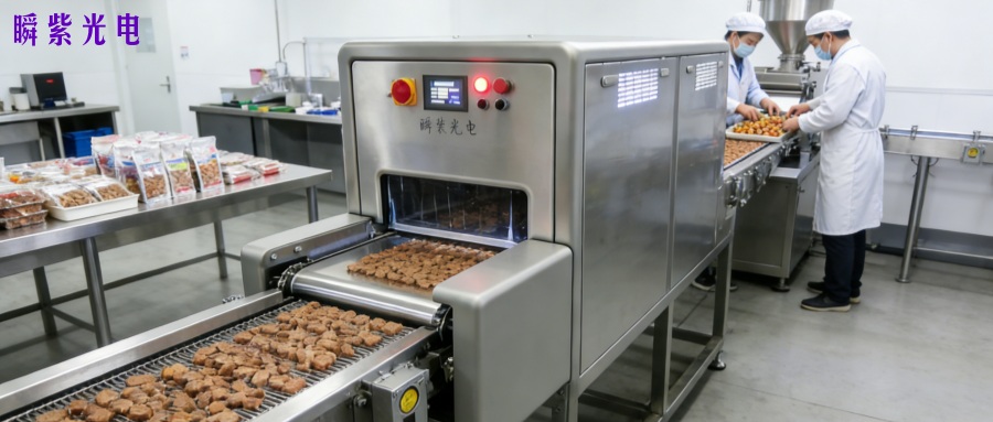 科技赋能食安升级 | 上海瞬紫隧道式脉冲强光杀菌机，革新果脯蜜饯生产线杀菌范式