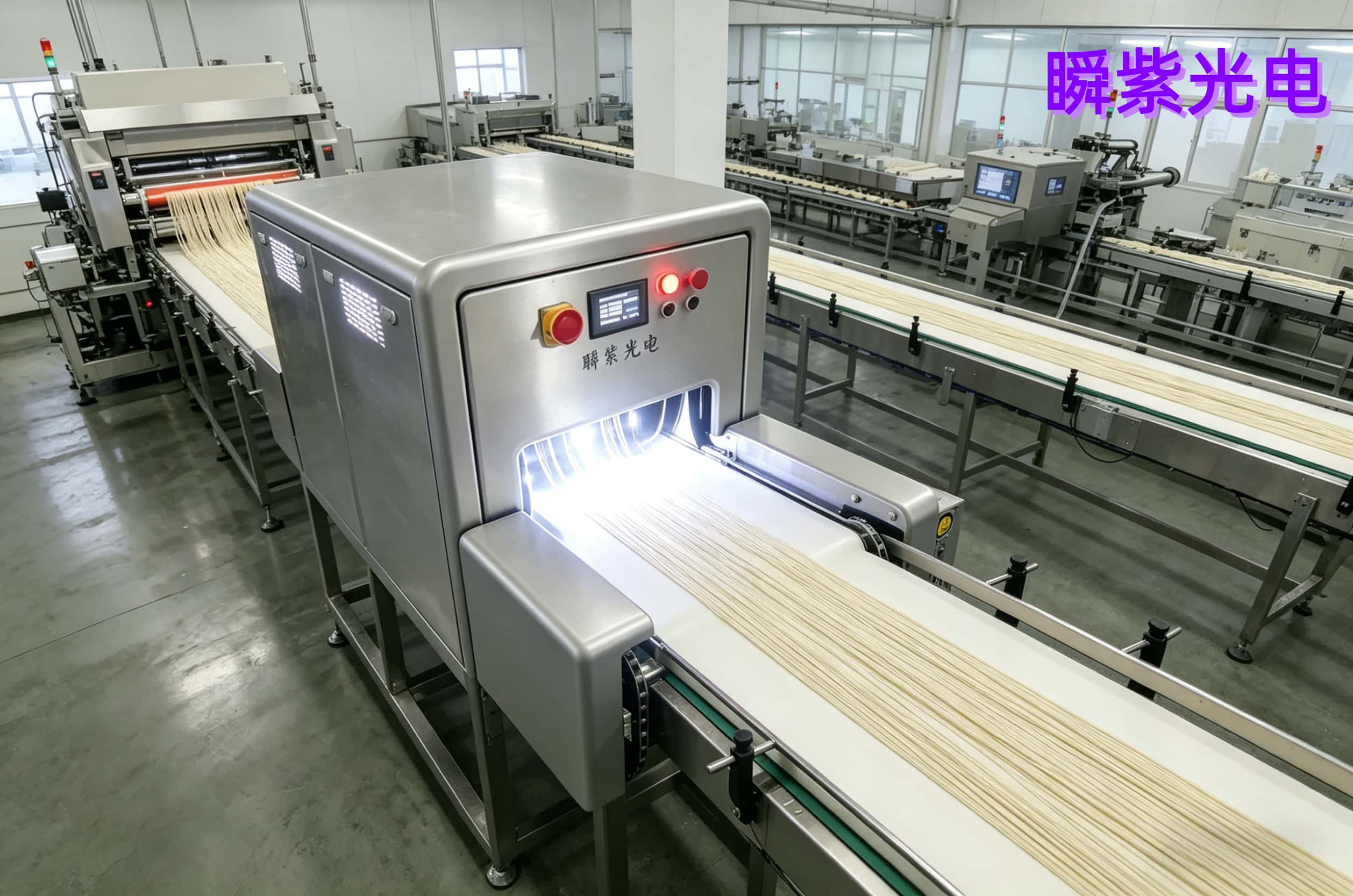 科技锁鲜，安全提质：瞬紫科技隧道式脉冲光技术引领面条杀菌新革命